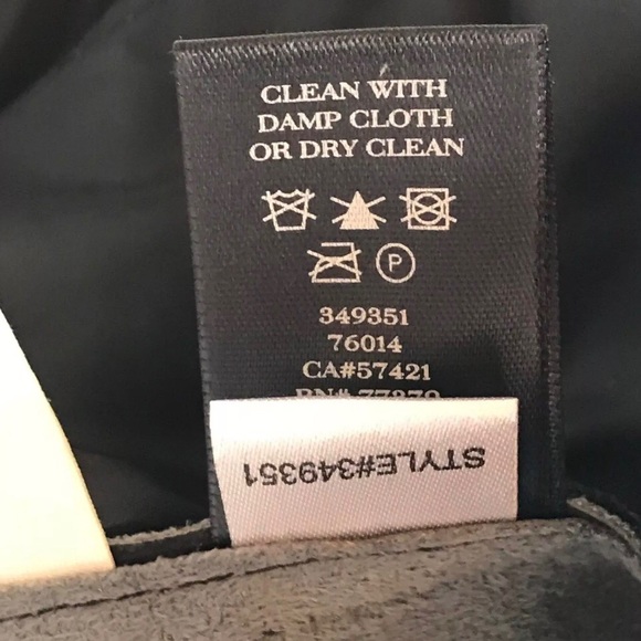 Ann Taylor Black Faux Leather Drawstring Pants - Picture 7 of 8